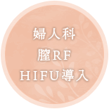 婦人科 膣RF HIFU導入